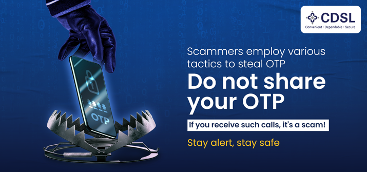 Do not share your OTP, Stay Alert Stay Safe