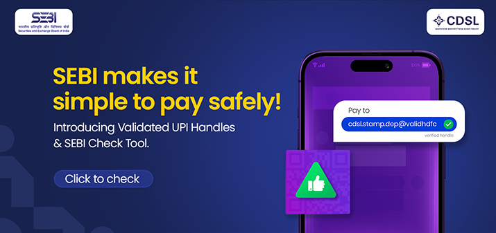 SEBI makes it simple to pay safely!